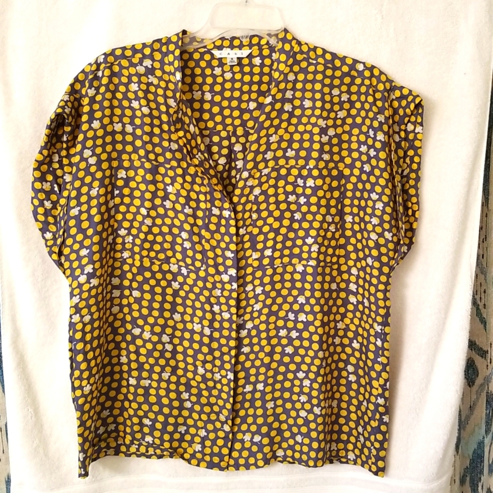 Cabi 100% silk shirt